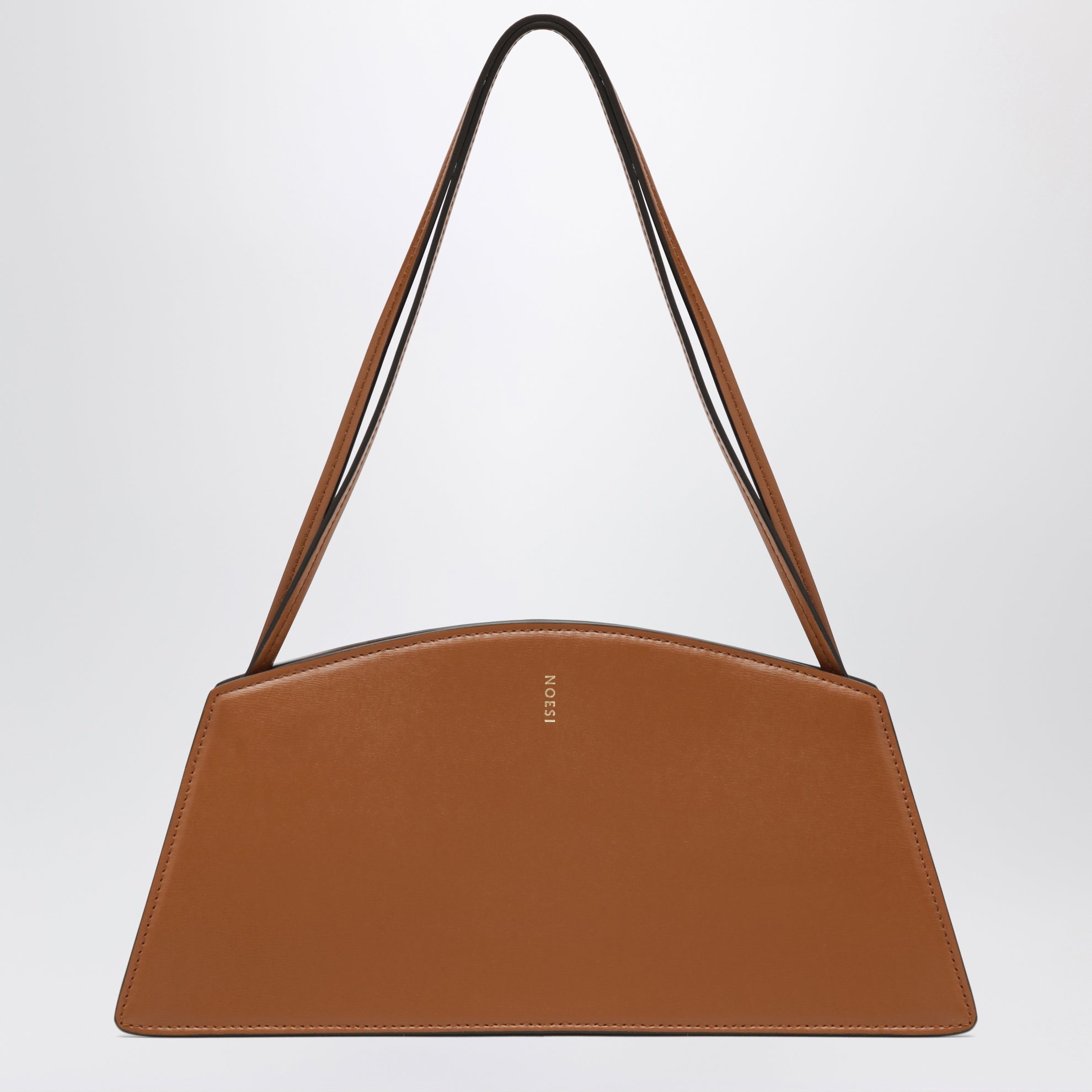 Jade Tasche in Siena Braun aus glattem Leder
