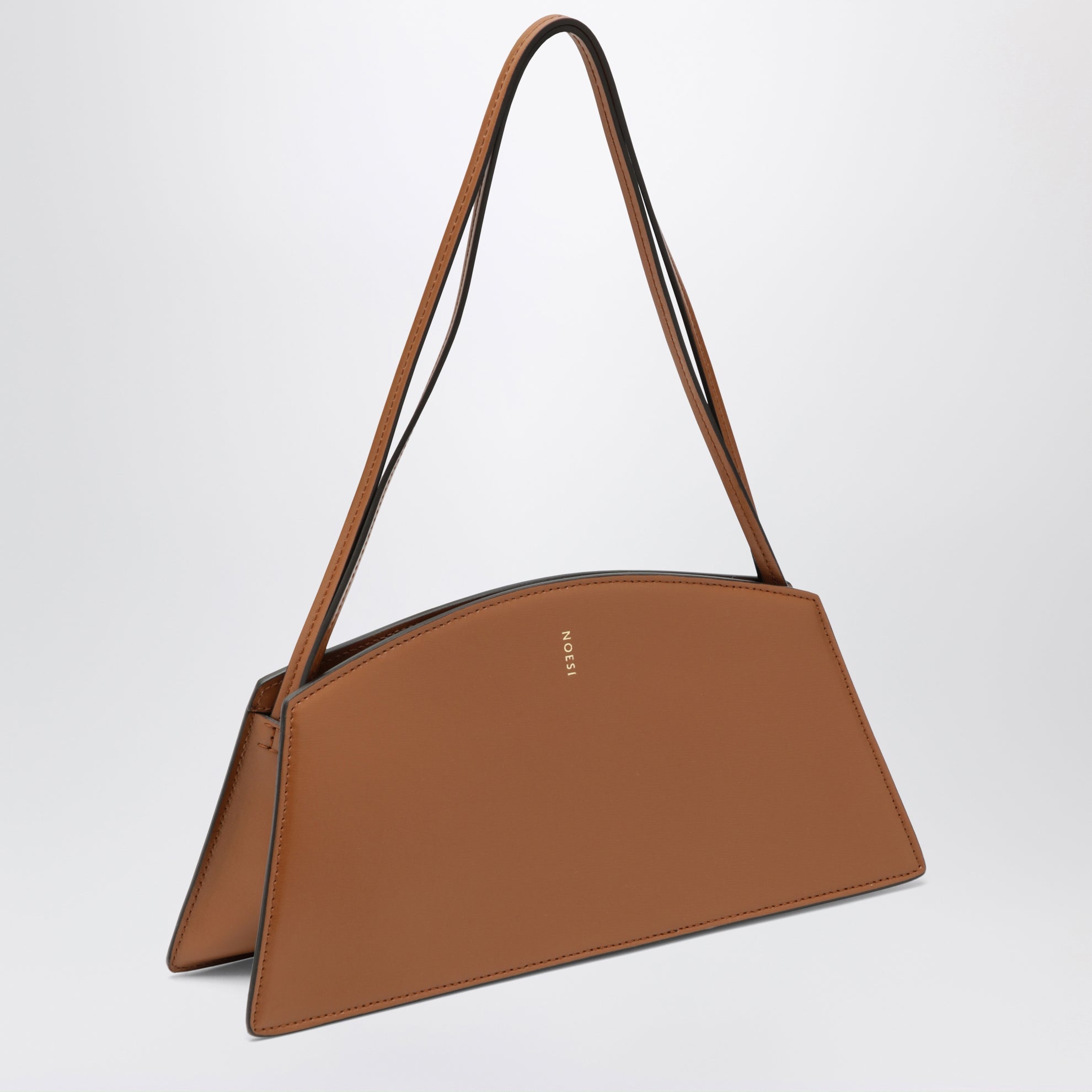 Jade Tasche in Siena Braun aus glattem Leder