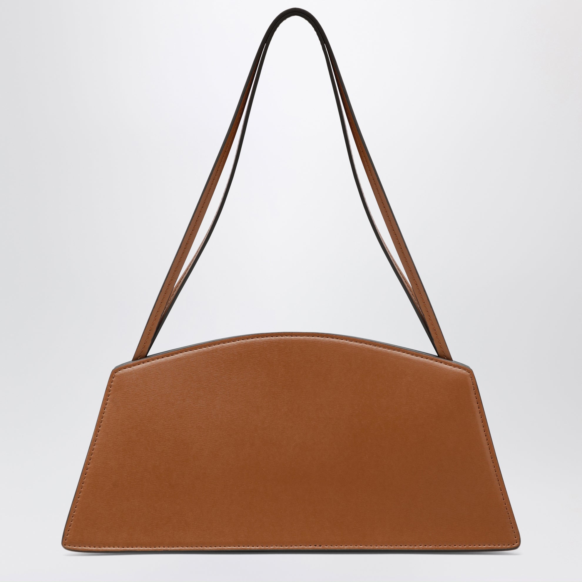 Jade Tasche in Siena Braun aus glattem Leder
