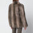 Beige shaded faux fur-effect jacket