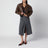 Giacca biker cropped marrone in ecopelle
