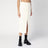 White Jagger midi skirt