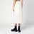White Jagger midi skirt