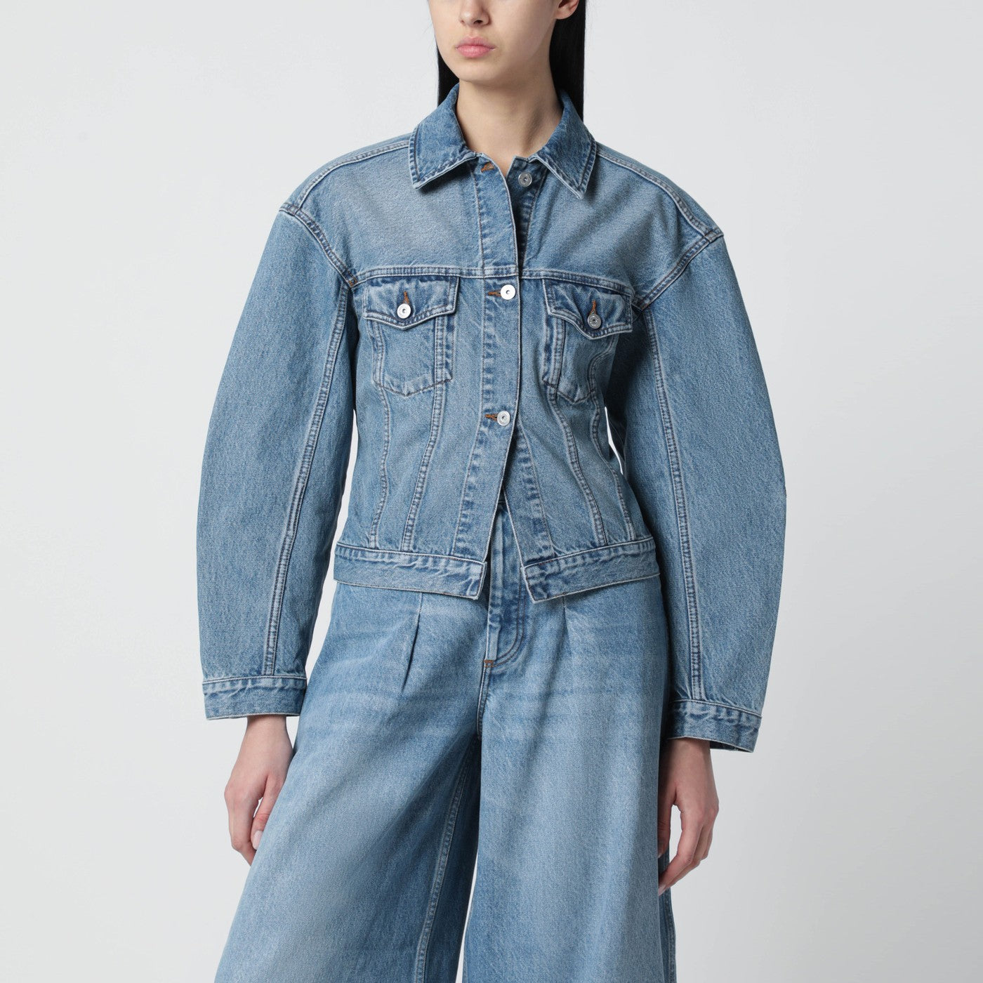 JACQUEMUS Indigo de-Nîmes denim jacket | TheDoubleF