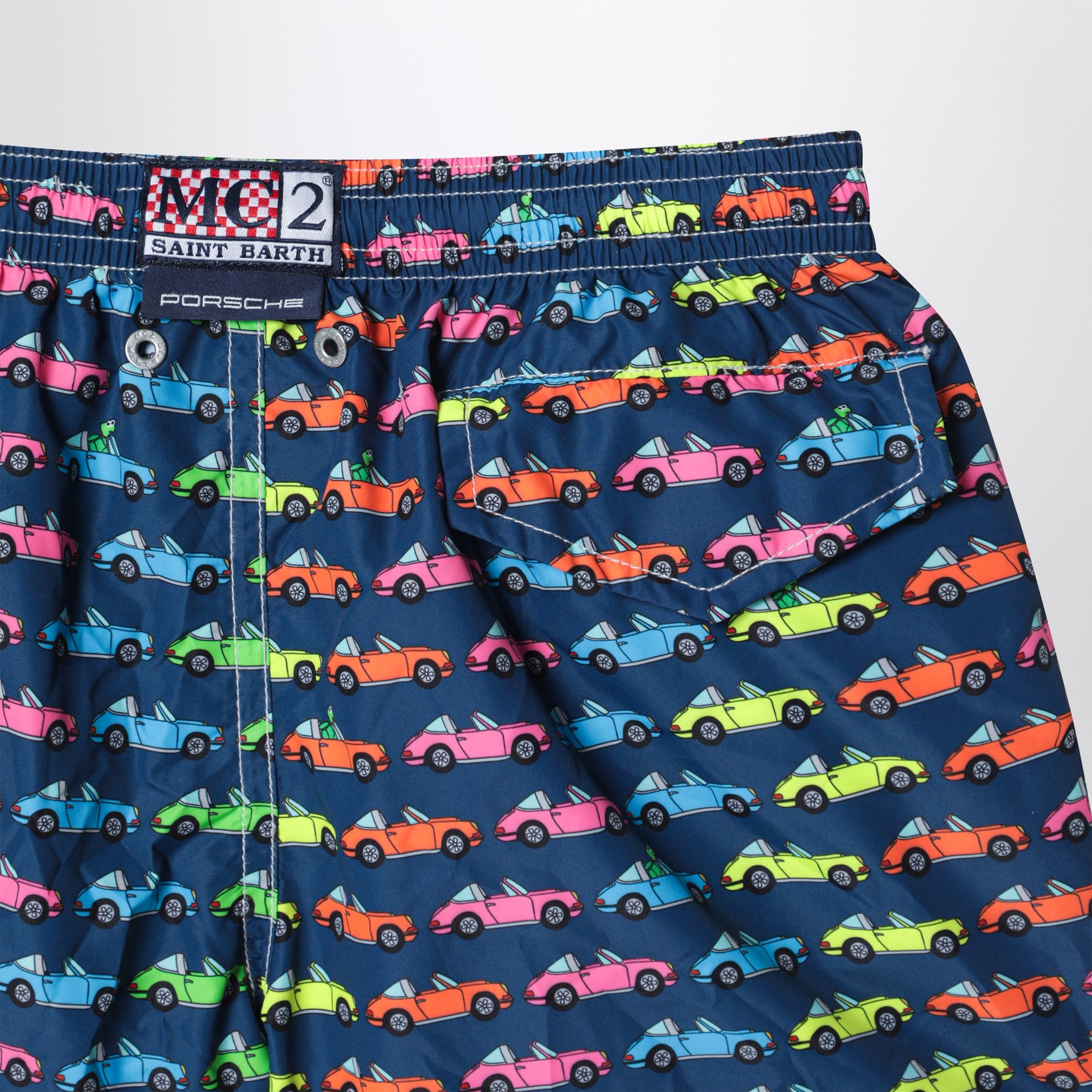 Badehose Jean mit Auto-Print