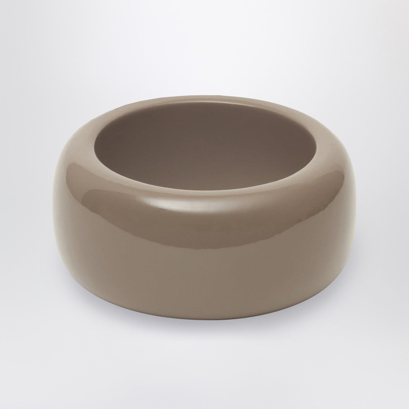 Glossy TFS bracelet in taupe
