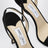 Sandales Jenn 100 noires en daim