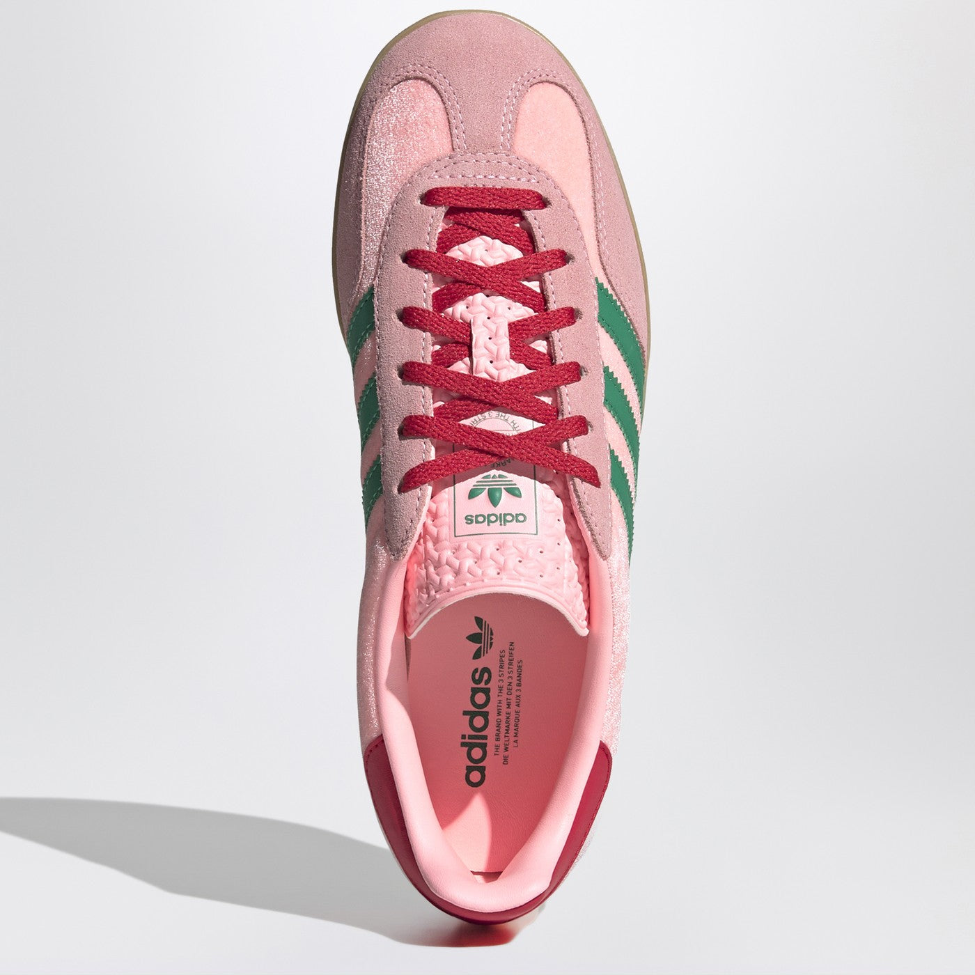 ADIDAS ORIGINALS Gazelle Indoor Court Green/Glow Pink/Gum velvet Sneakers | TheDoubleF ADIDAS ORIGINALS Gazelle Indoor Court Green/Glow Pink/Gum velvet Sneakers | TheDoubleF