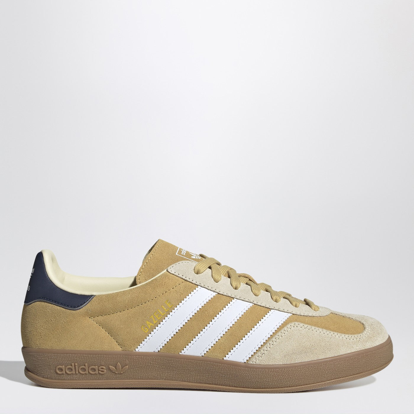 Sneaker Gazelle Indoor couleur jaune avoine