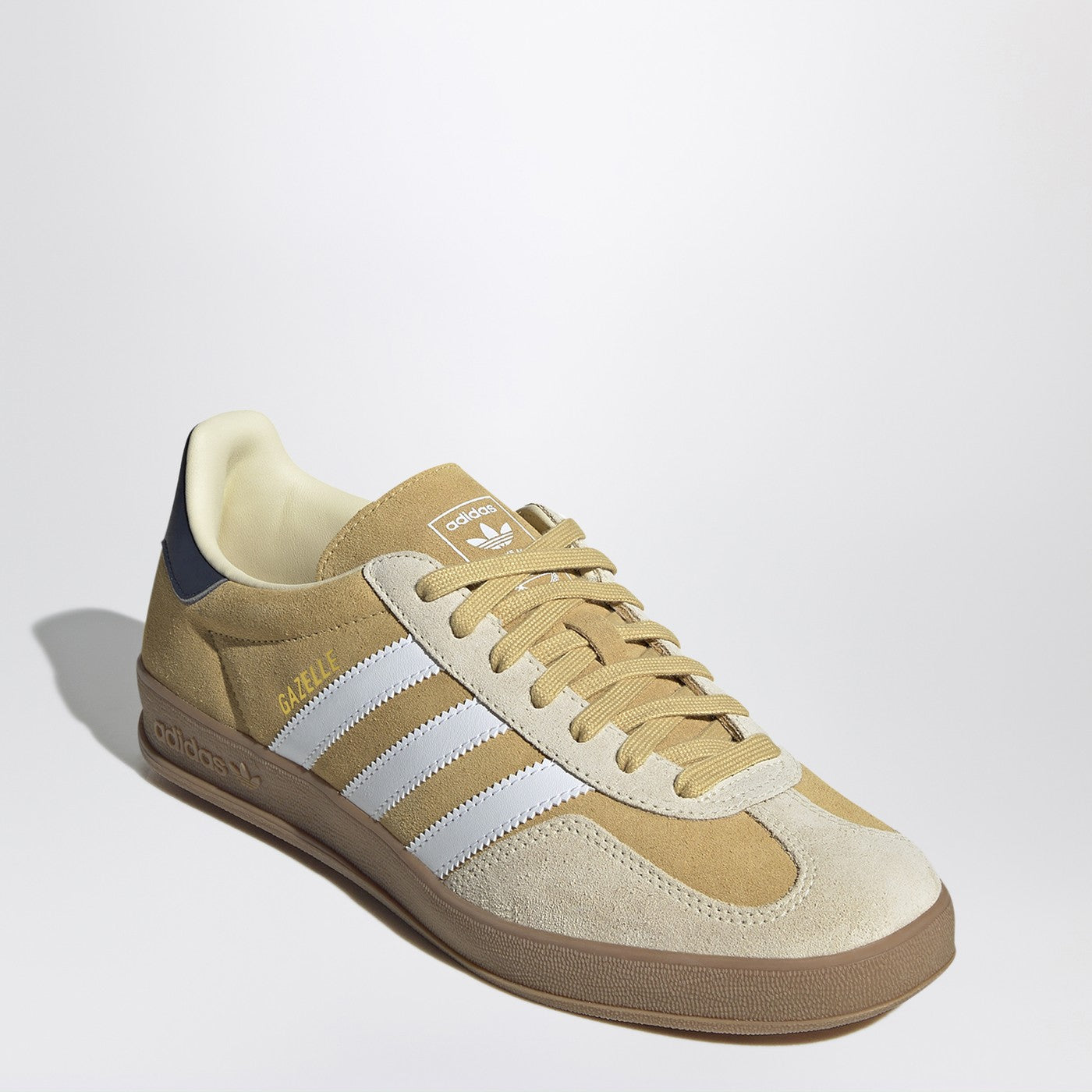 Sneaker Gazelle Indoor couleur jaune avoine