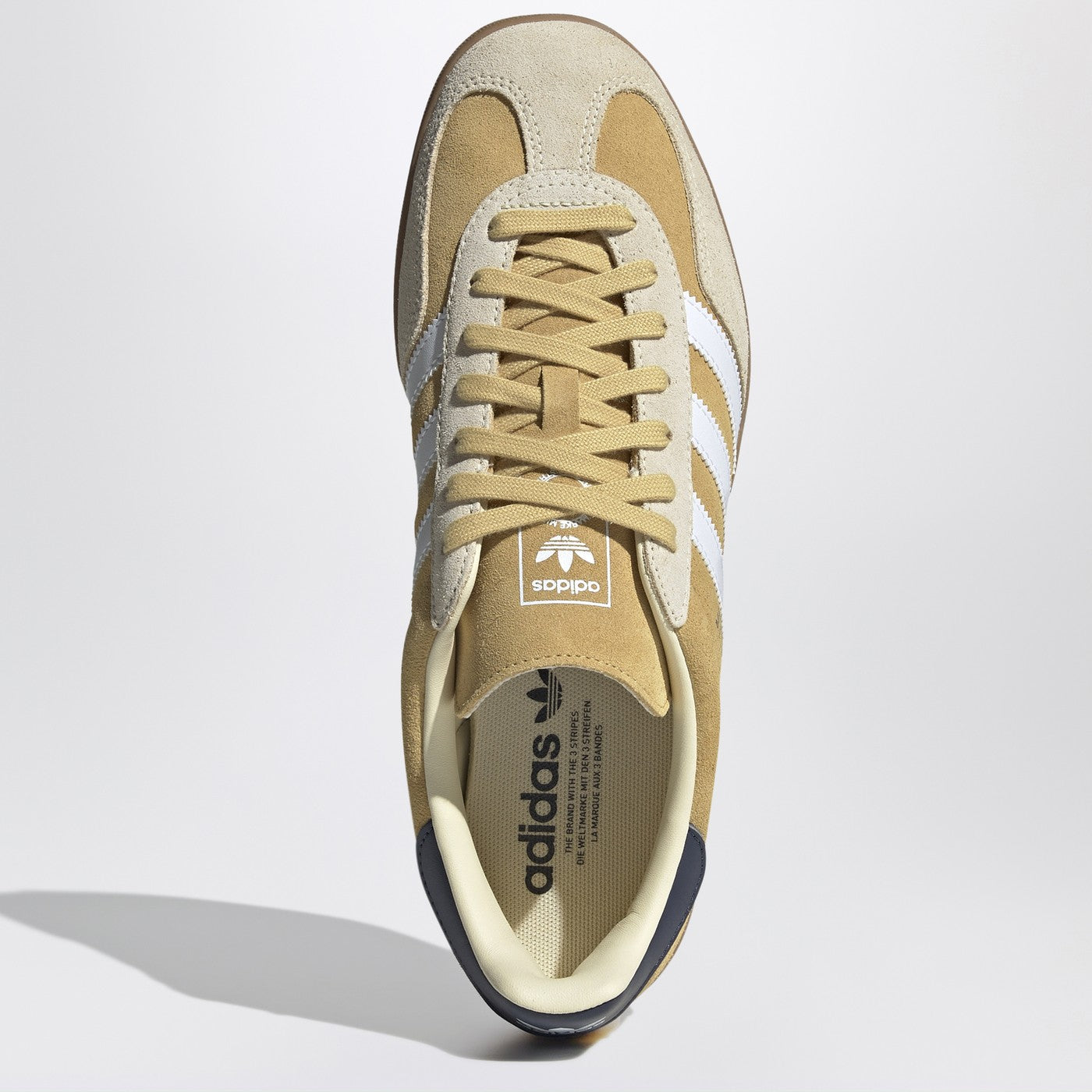 Sneaker Gazelle Indoor couleur jaune avoine