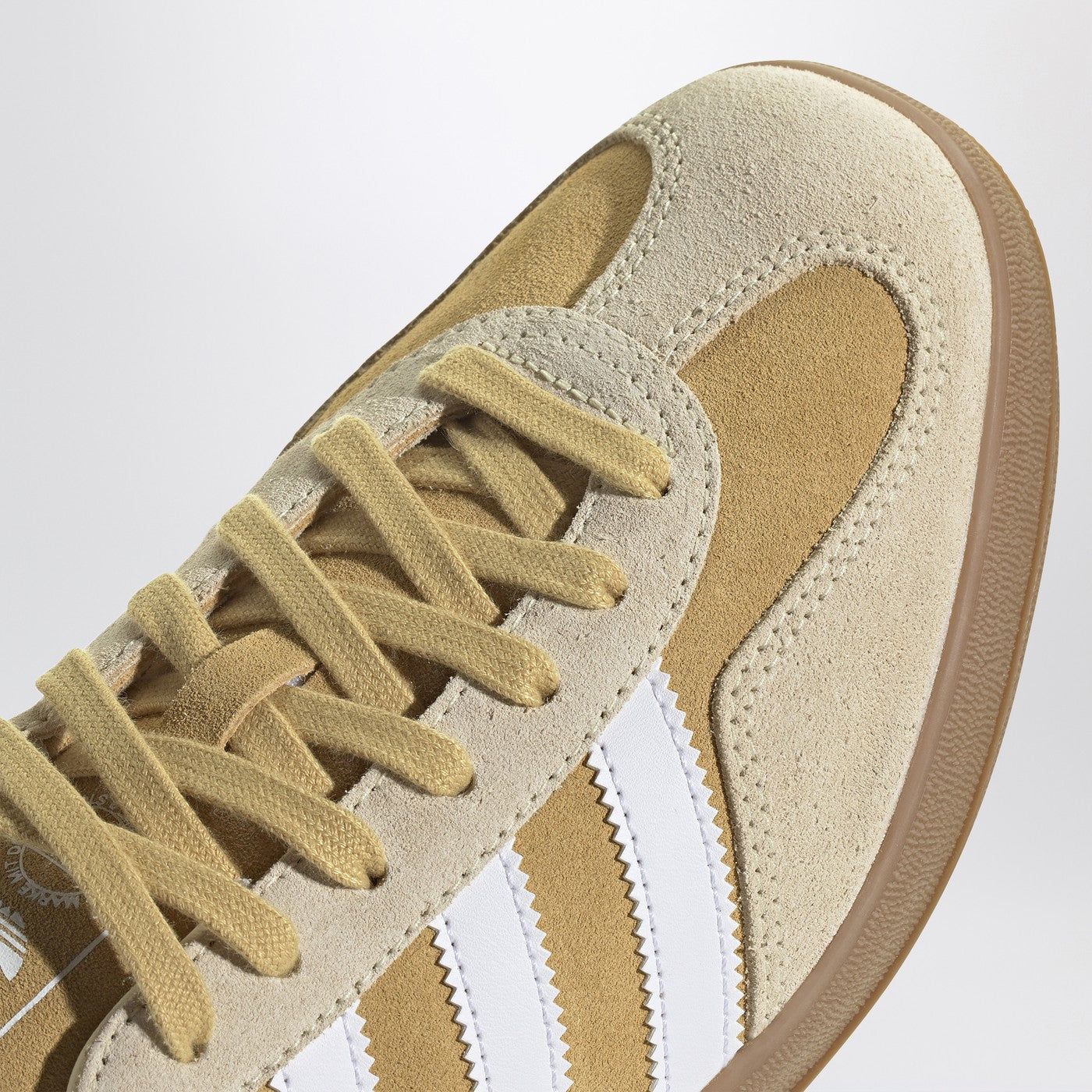 Sneaker Gazelle Indoor couleur jaune avoine