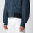 Giubbotto in cotone blu navy con finitura vintage