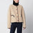Camelbraune Gliss Wende-Bolerojacke aus Shearling
