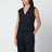 Gilet Feral in lana e mohair navy