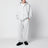 Pantaloni jogging grigi chiari in cotone felpato