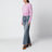 Orchideenrosa Top aus Baumwollmischjersey
