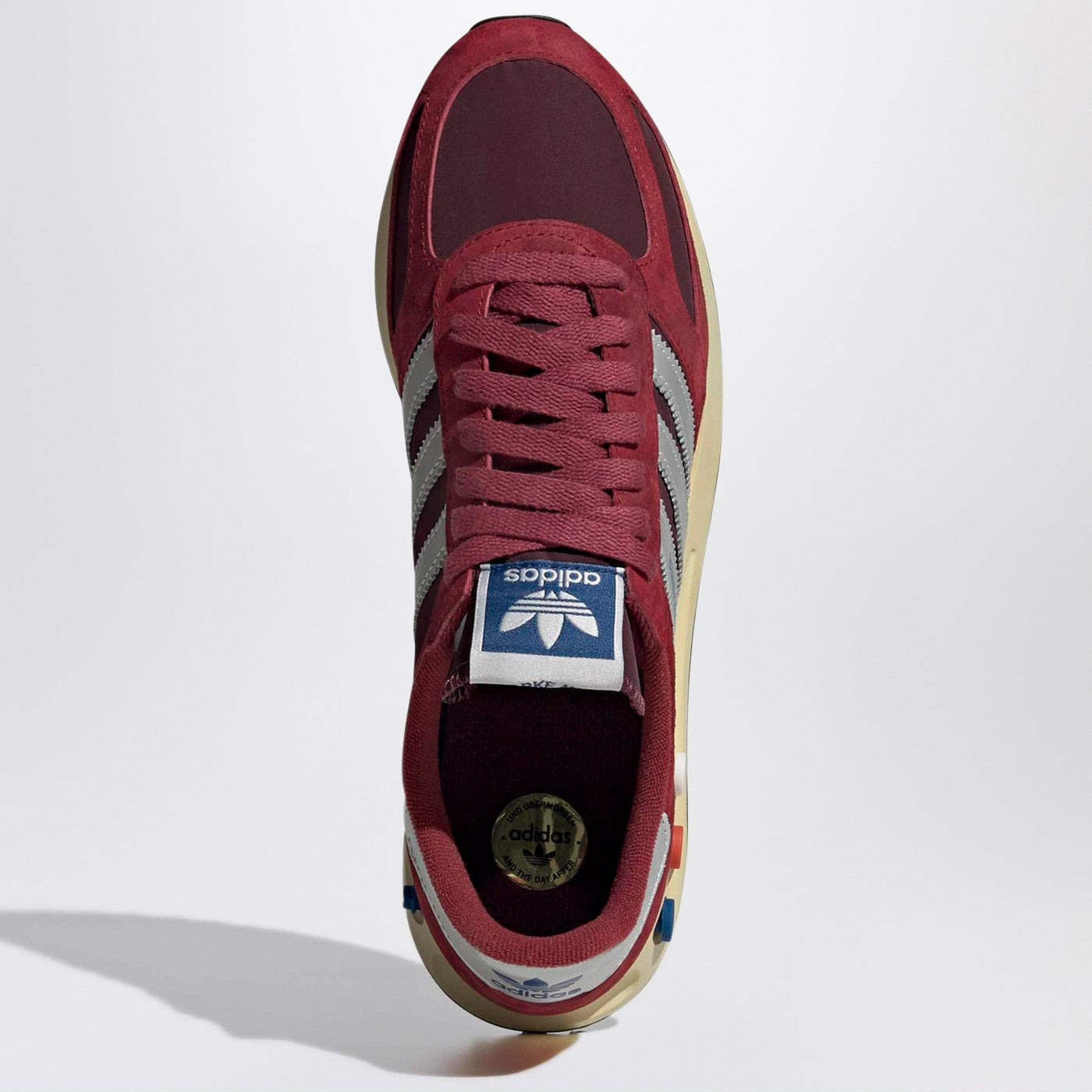 Sneaker LA Trainer OG Noble Maroon/Silver Metallic/Maroon