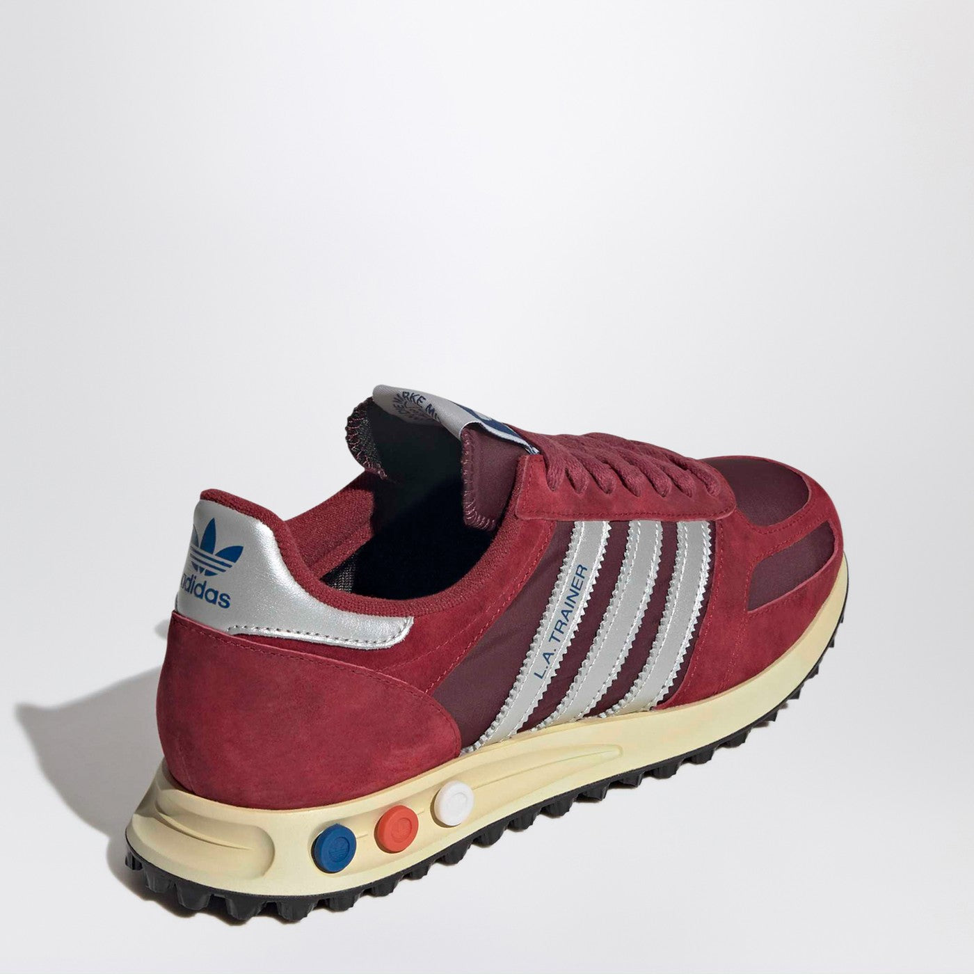 Sneaker LA Trainer OG Noble Maroon/Silver Metallic/Maroon