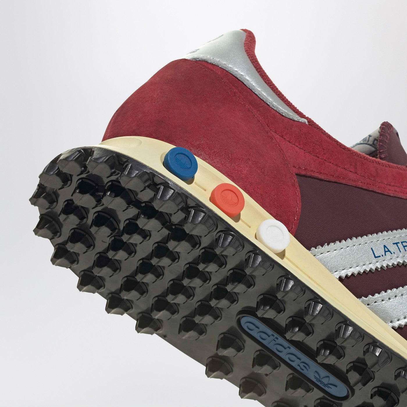 Sneaker LA Trainer OG Noble Maroon/Silver Metallic/Maroon
