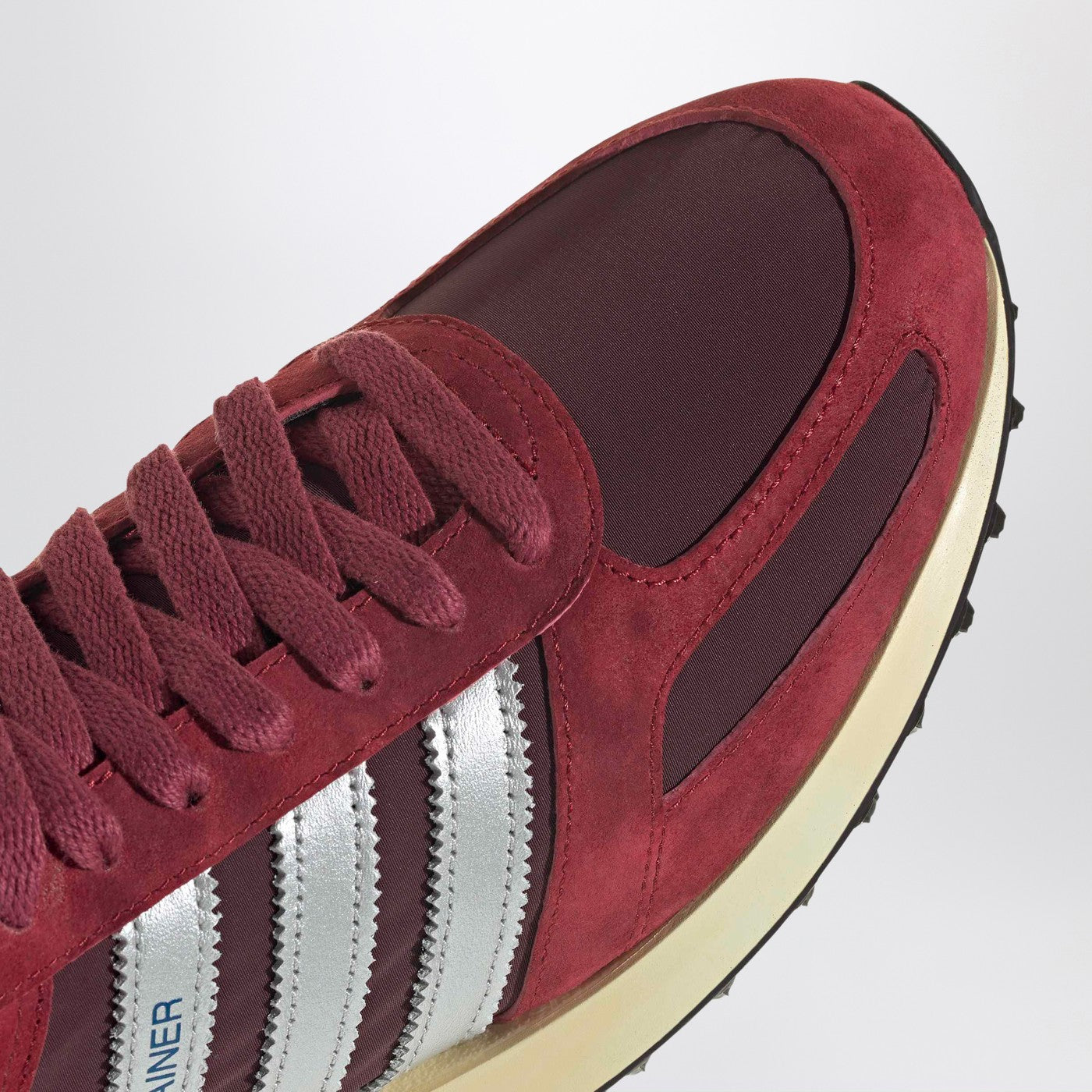 Sneaker LA Trainer OG Noble Maroon/Silver Metallic/Maroon