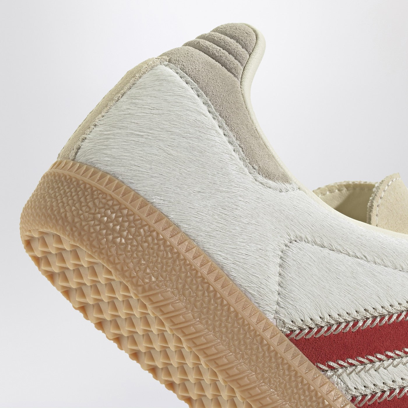 Sneaker Samba OG aus weißem Ponyfell