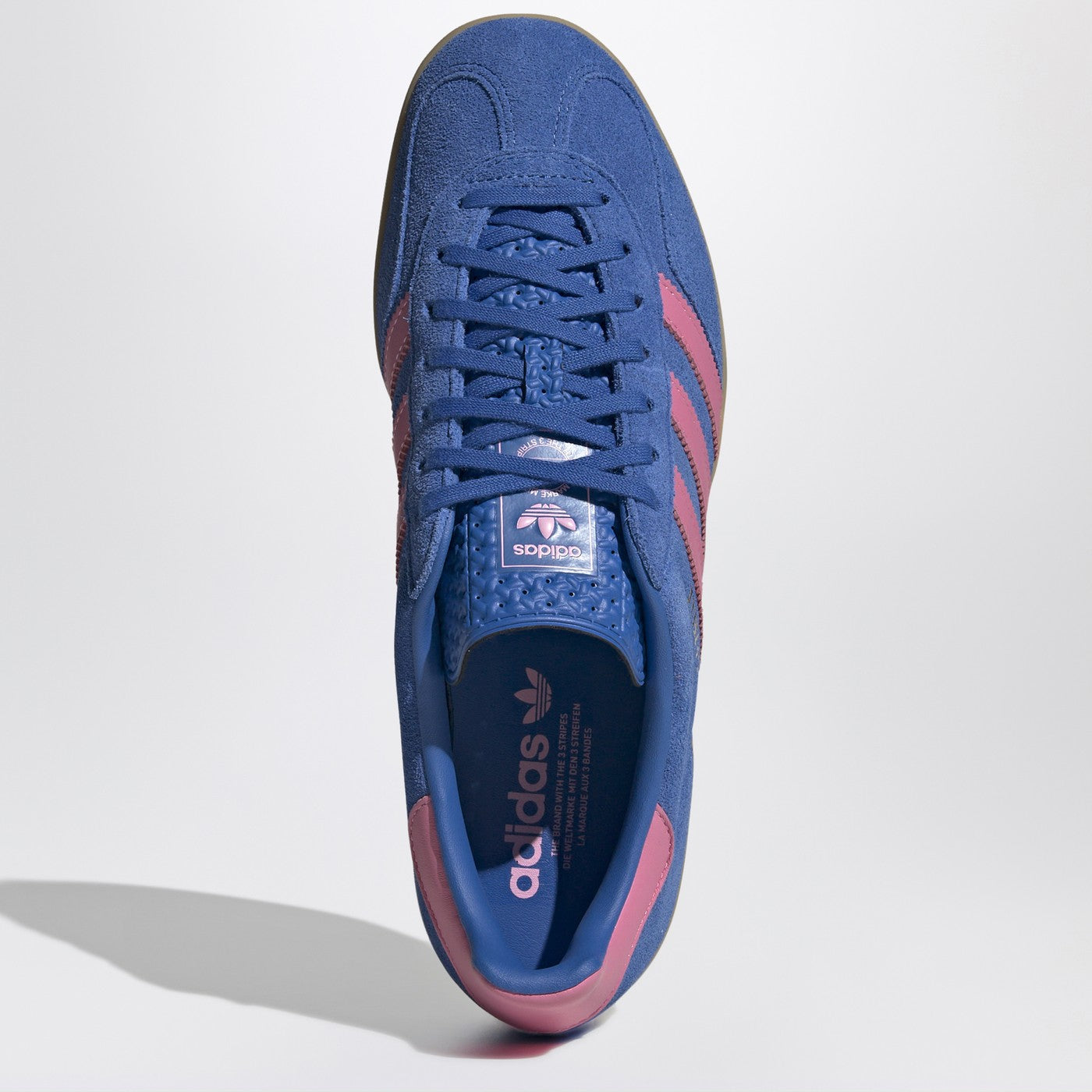 Sneaker Gazelle Indoor Blue/Bliss Pink/Gum