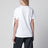 T-shirt con maniche annodate in cotone bianca