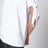 T-shirt con maniche annodate in cotone bianca