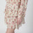 Lolita beige mini skirt with floral print