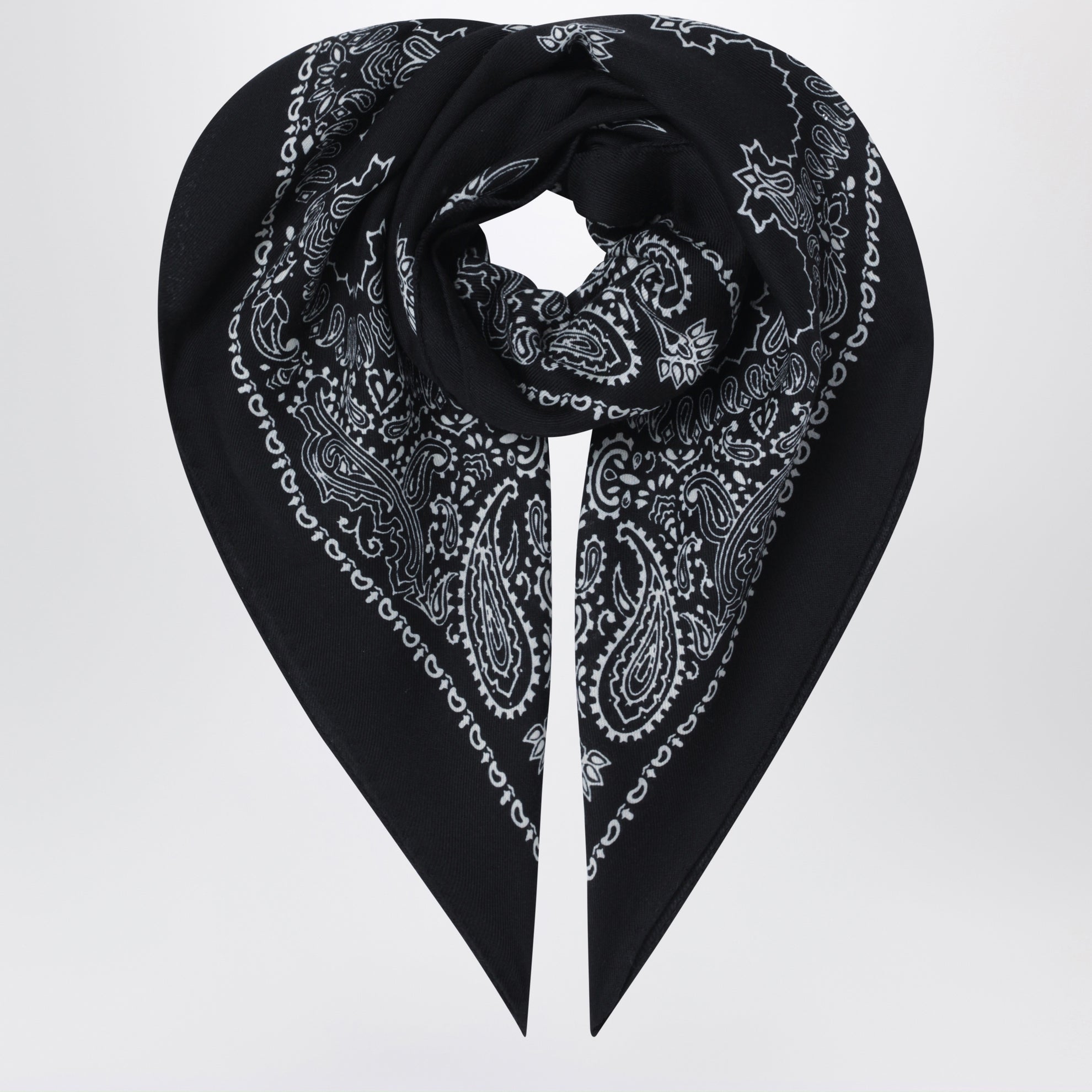 Bandana Judy en laine noire