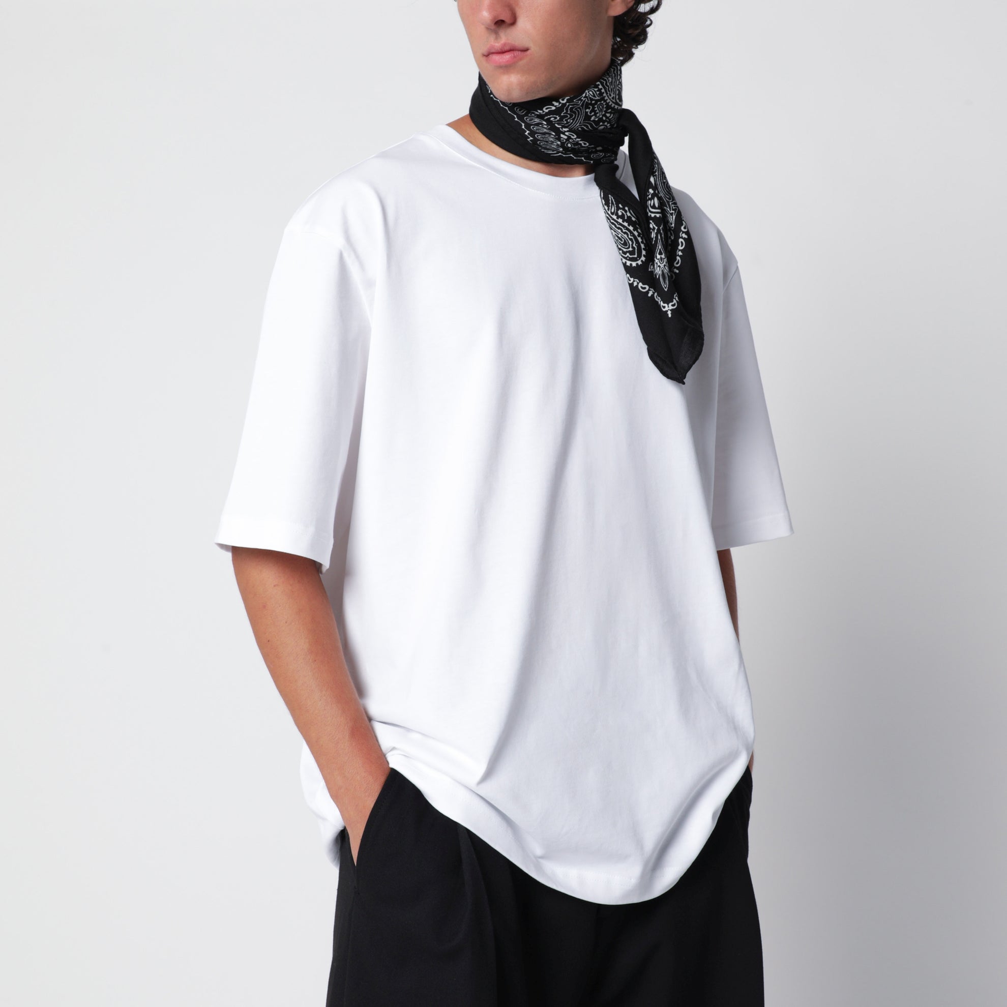 Bandana Judy en laine noire