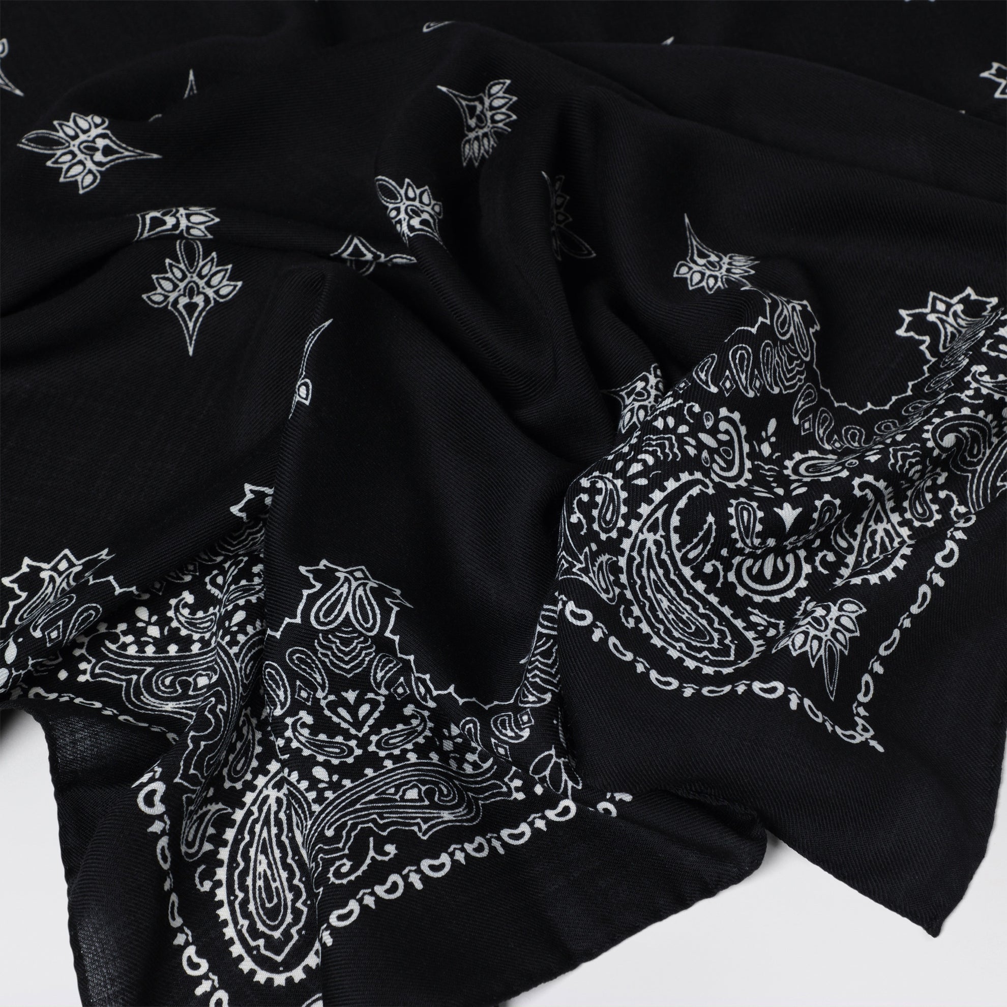 Bandana Judy en laine noire