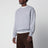 Sweat gris en coton avec logo brodé
