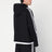 3-Stripes black zip/cardigan