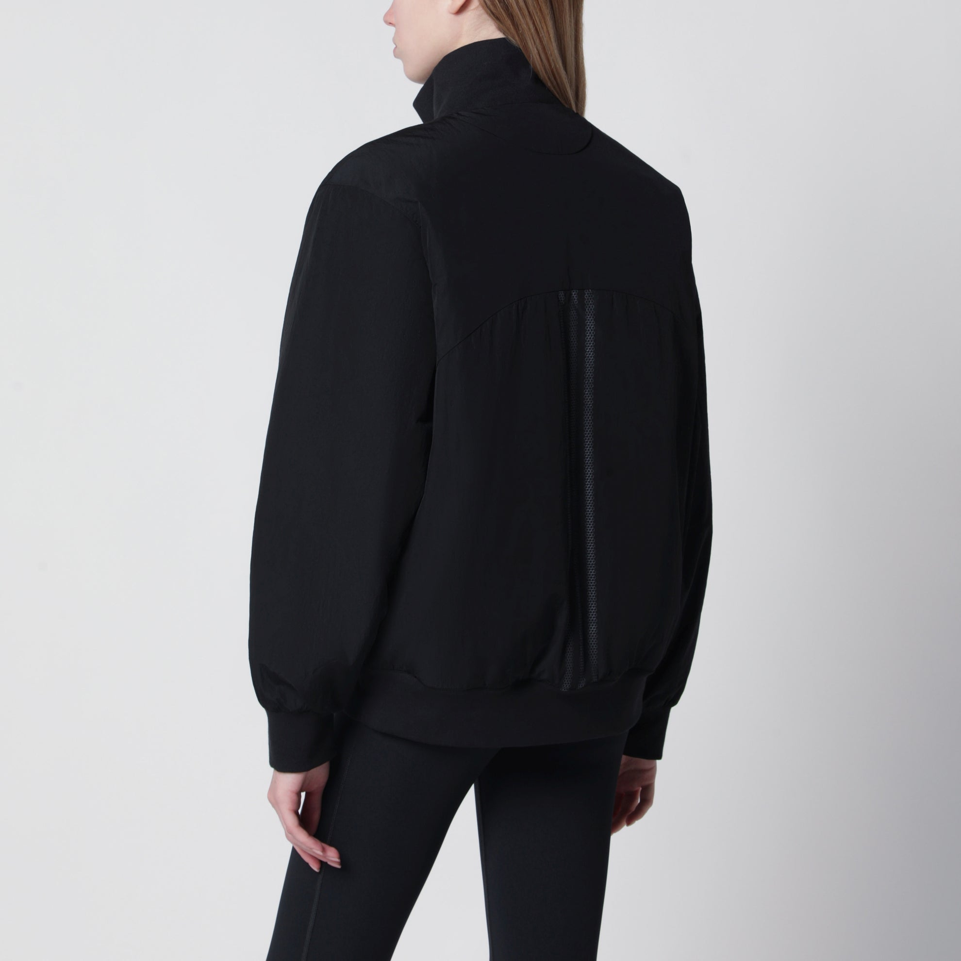 Bomber Oversize Nylon in nylon nero