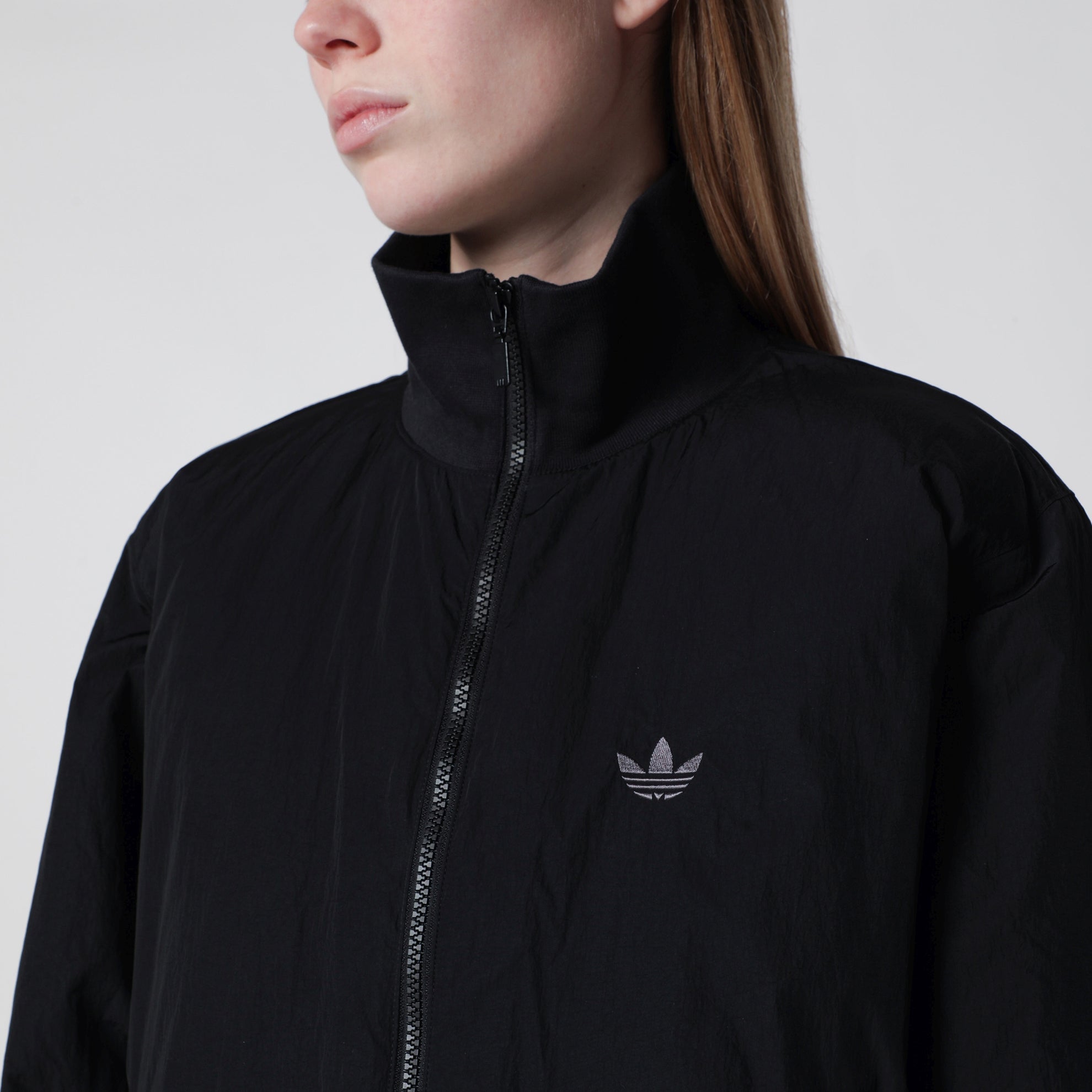 Bomber Oversize Nylon in nylon nero