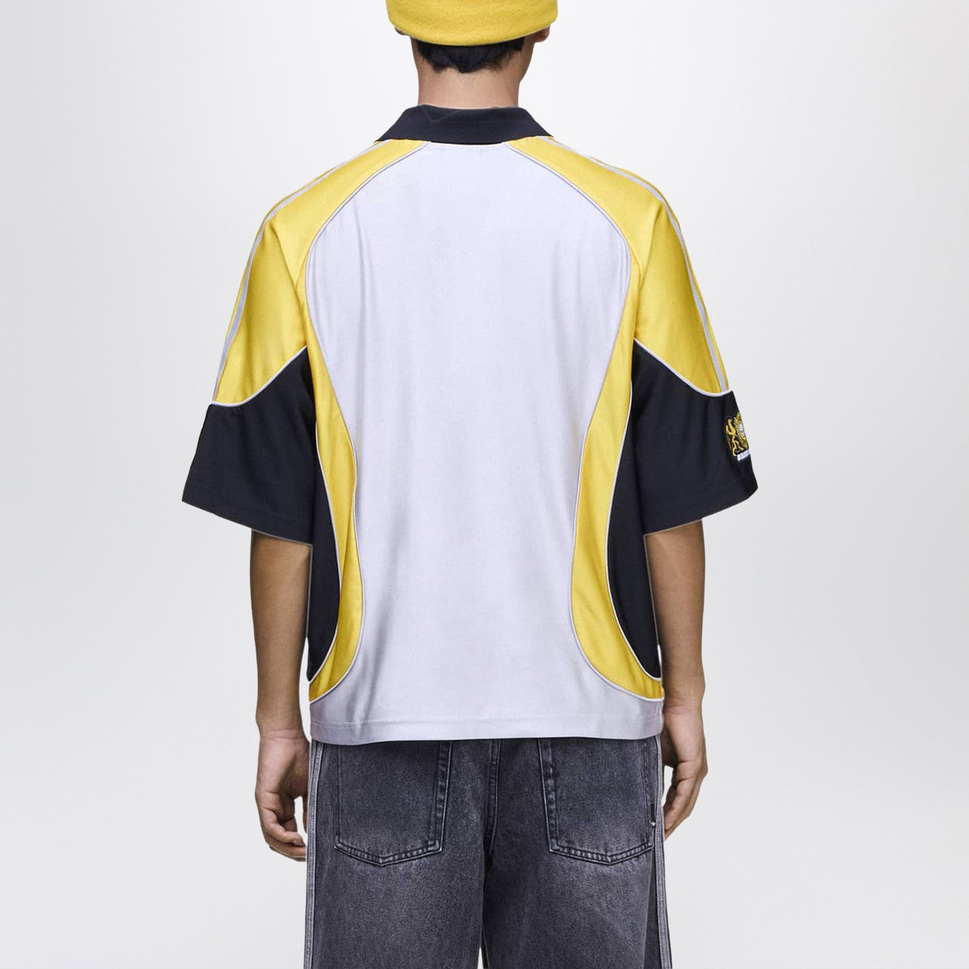 Football T-shirt Silver Metallic