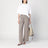 Ash grey trousers in linen blend