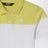White/green acacia cotton polo