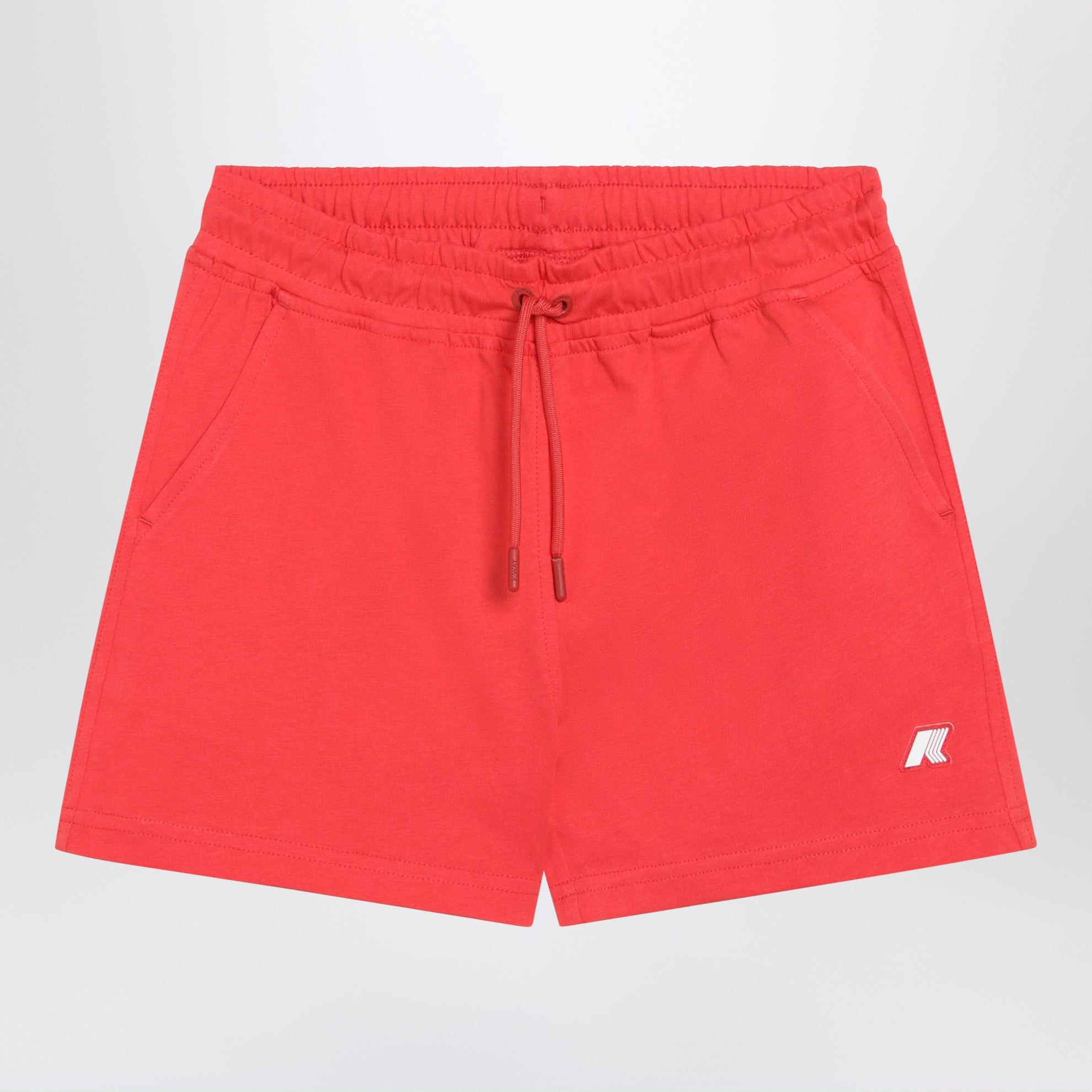 Shorts Vikette rossi in jersey di cotone