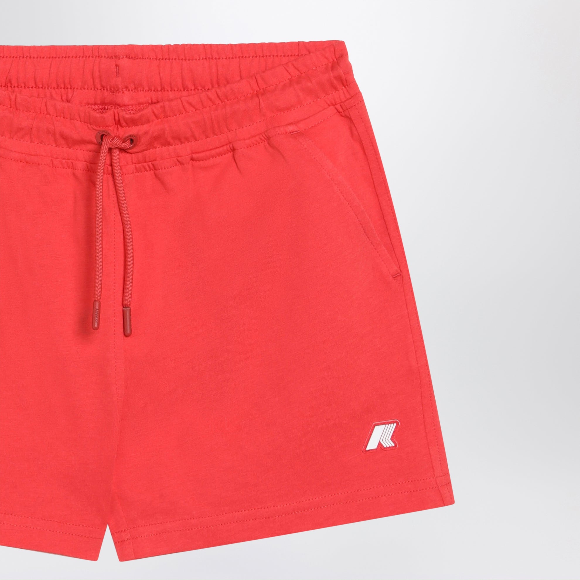 Shorts Vikette rossi in jersey di cotone