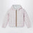 Reversible Lily Thermo jacket in gardenia white/pink