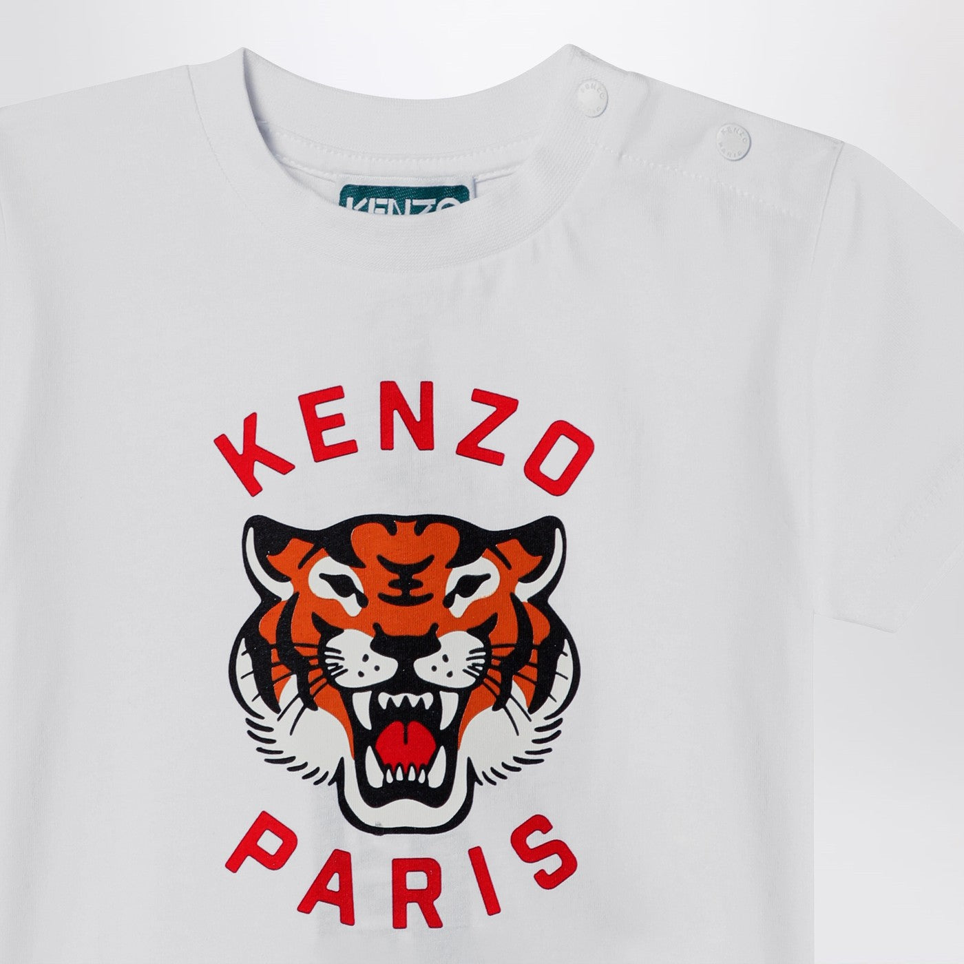 T-shirt blanc avec logo imprimé