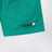 Green cotton Shorts with logo