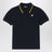 Polo Jude bleu en coton piqué