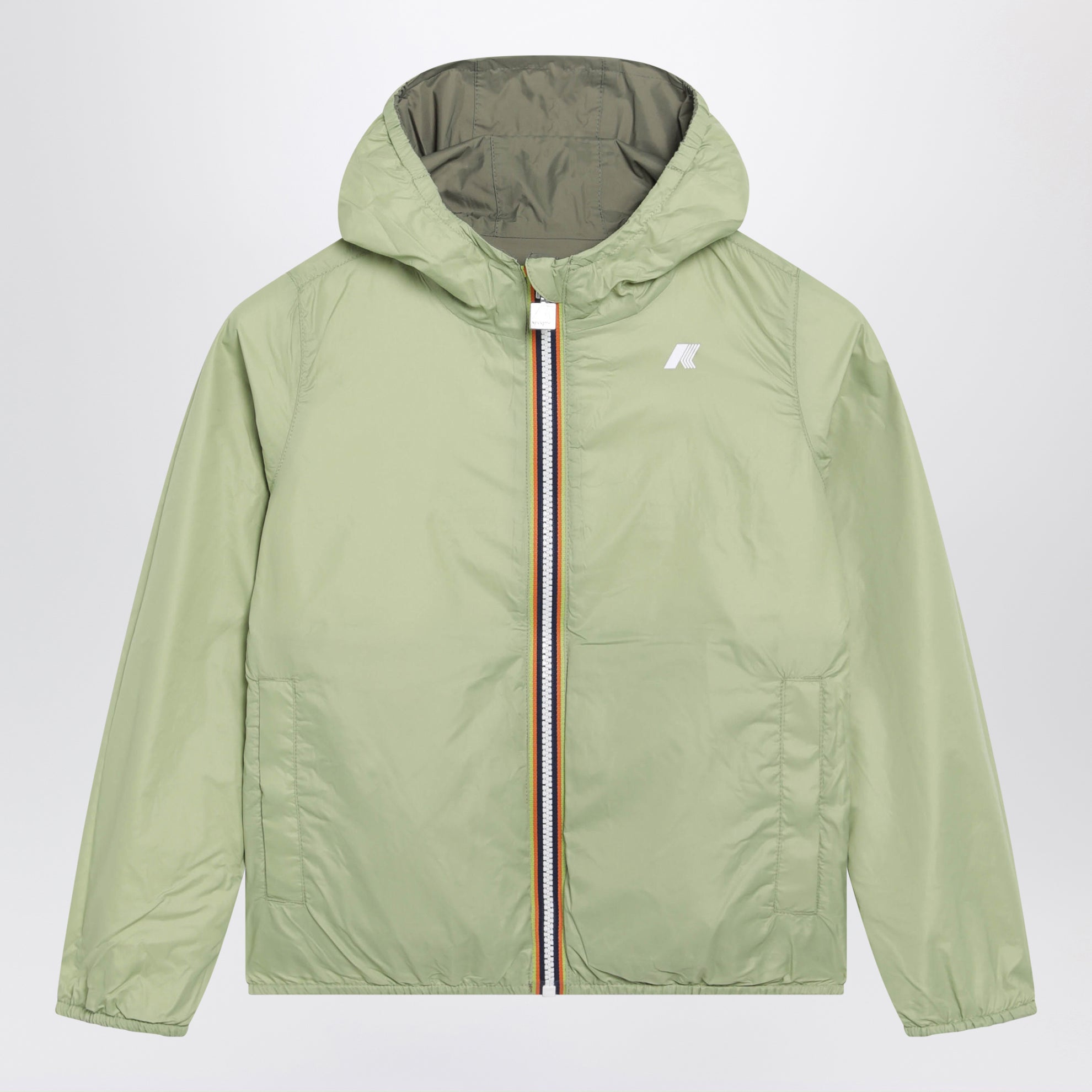 Reversible Jack jacket in green/lime