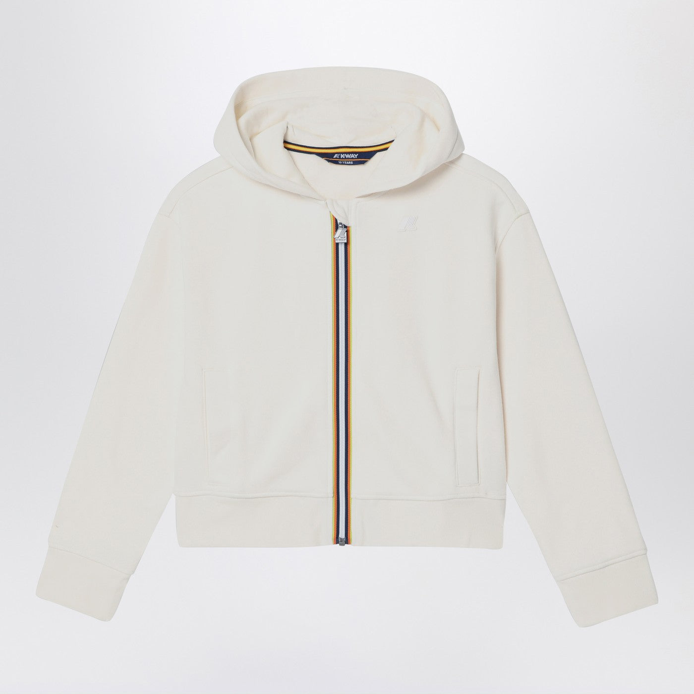 Divine white hooded sweatshirt
