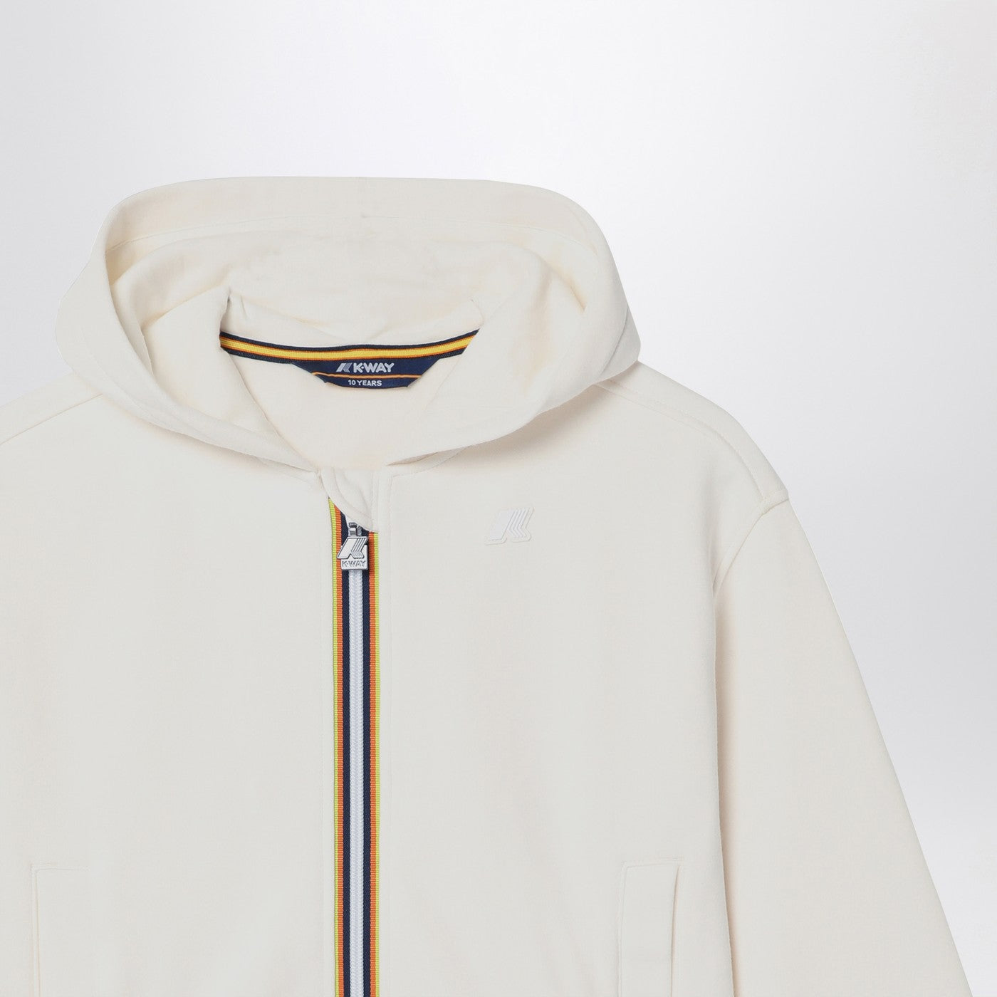 Divine white hooded sweatshirt