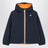 P. Jack St Warm Double Jacke in Blau/Orange